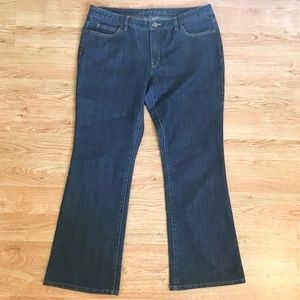 Michael Kors Dark Wash Boot Cut Jeans 12